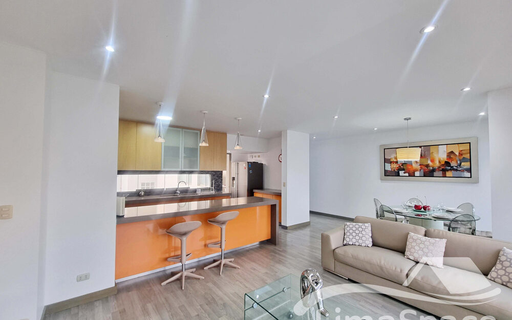 Hermoso y Moderno Departamento de 2 Dorm. Full Amoblado en Miraflores – MIR252