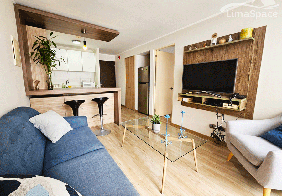 Exclusivo y Moderno Departamento de Una Habitación en Barranco Límite Miraflores