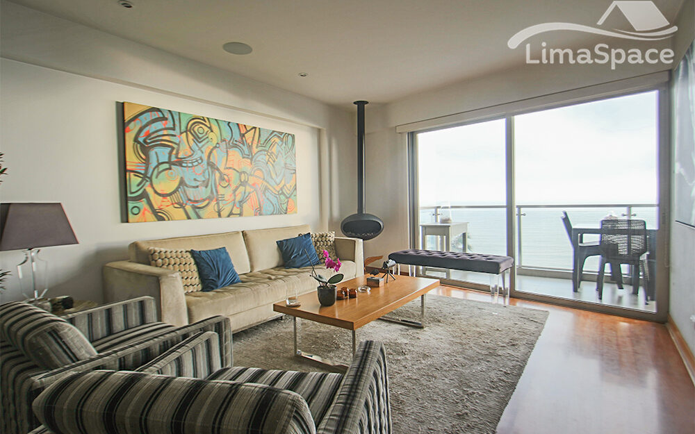 Hermoso departamento de 3 habitaciones en Miraflores con Vista al Mar