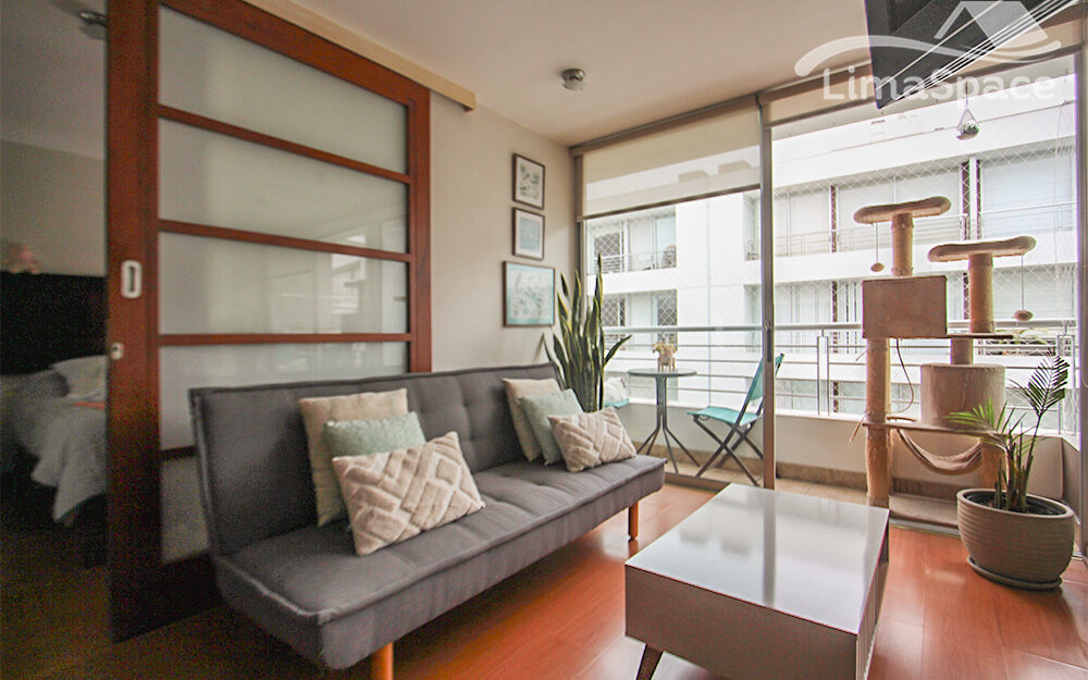 Lindo departamento en Barranco en edificio con áreas comunes
